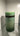 .Mottle Pillar Candle 3x6..Dark Green.