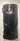 .Embross Peony Pattern Black Pillar Candle 3x6..Bl