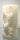 .Embross Peony Pattern White Pillar Candle 3x6..Wh