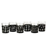 TUMBLER + NEED BLACK SET OF 6