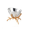 STAGHORN PEDESTAL BOWL LG