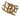 LODGE NAPKIN RING GOLD
