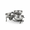 BLACK ORCHID TRPL NUT DISH