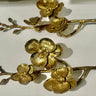 golden orchid napking ring s/2