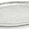 LEMONWOOD SILVER GLASS TRAY LG