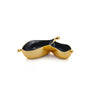 POD DOUBLE SNACK DISH GRAPHITE