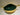 CUSTOM POD BOWL EMERALD W/GOLD