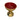 CUSTOM CRIMSON W/GOLD ICECREAM CUP