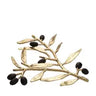 OLIVE BRANCH GOLD TRIVET