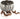 GOURD & VINE PEDESTAL NUT DISH