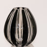 VASE EGG STRIPES SM H11 D10