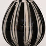 VASE EGG STRIPES BIG H21 D18