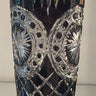 VASE ZED CRYSTALS H30 D13 PURPLE