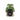 VASE MORO LADY SMALL H19X9 GREEN