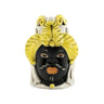 VASE MORO MAN SMALL H19X9 YELLOW