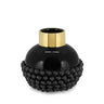 VASE IMPERO ROUND H18 D21 BLACK