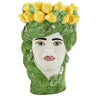 VASE LEMON HEAD LADY BIG H45 GREEN