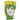 VASE LEMON HEAD LADY BIG H45 GREEN