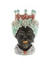 VASE MORO MAN CORAL TURQUOISE