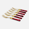 Vittoria GOLD table fork bordeaux