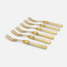 Vittoria GOLD table fork ivory
