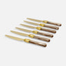 Vittoria Gold table knife champagne