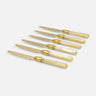 Vittoria GOLD table knife ivory