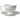 Cups and saucers pierced set 4