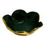 CUSTOM ASTER EMERALD W/GOLD MINI BOWL