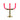 Candle holder 3-rod gold/pink