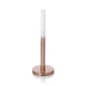 candle holder rod copper/white