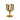 CANDLE HOLDER UPSIDE DOWN BRASS