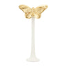 Candleholder butterfly H35 WHI