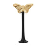 CANDLEHOLDER BUTTERFLY H35 BLACK