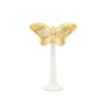 CANDLEHOLDER BUTTERFLY H23 WHITE