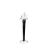 CANDLEH.DAX FLOWER BS H39 D10 DK GREEN