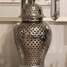 LAMPTABLE MING H61 D32 SILVER