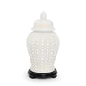 LAMPTABLE MING CROSS H48 D23 WHITE