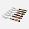 Bamboo table fork brown