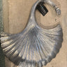 LEAF GINKO ALUMINIUM 25X27 SILVER