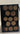 .Infused 2 Cut Round Wood Pillar Candle 4x6..Blac
