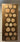 .Infused 4 Cut Round Wood Pillar Candle 4x9..Brown