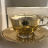 Candle in Golden Coffee Cups in White paper boxWhi