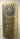 .Wrapped Gold Glitter Snake Pillar/ 3x6..White/ L