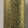 .Wrapped Gold Glitter Snake Pillar/ 3x9..White/ L