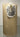 .Wrapped Gold Glitter Pillar/ 3x6..White/ Lavende