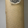 .Wrapped Gold Glitter Pillar/ 3x9..White/ Lavende