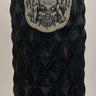 Diamond Pattern Pillar Candle / 3x9Black/Lavender