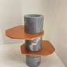 LAYERS BLACK GM CANDLE HOLDER