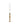 DINNER KNIFE BAMBOO SHINY GILDED PEWTER H